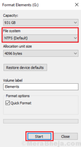 Format-NTFS