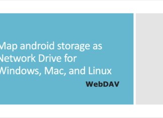 Android Storage on windows, mac and linux